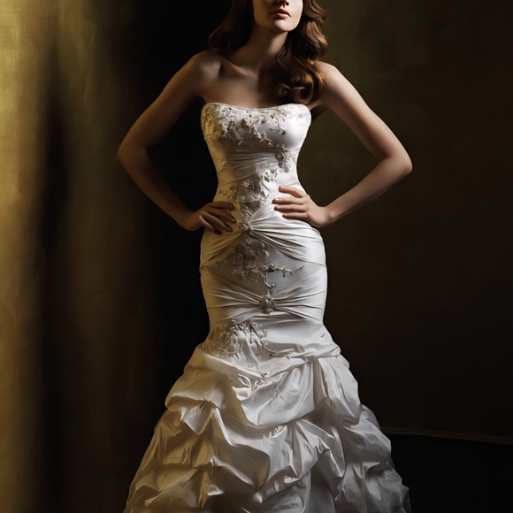 Alfred Angelo Disney Princess Ariel Edition Wedding Dress - Picture 1 of 9